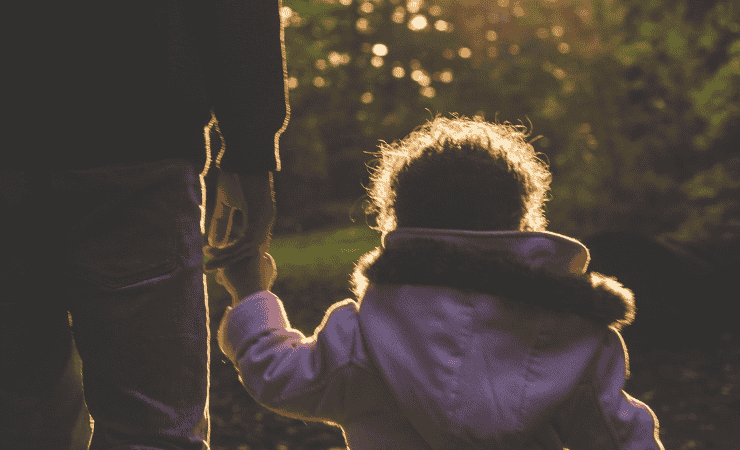 genitore e figlia