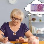 Donna per la pensione