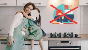 Mamma con figlia senza lavoro