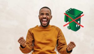 Uomo felice senza Tari