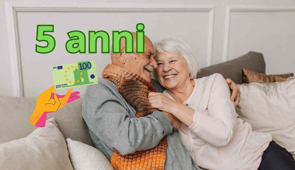 5 anni pensione