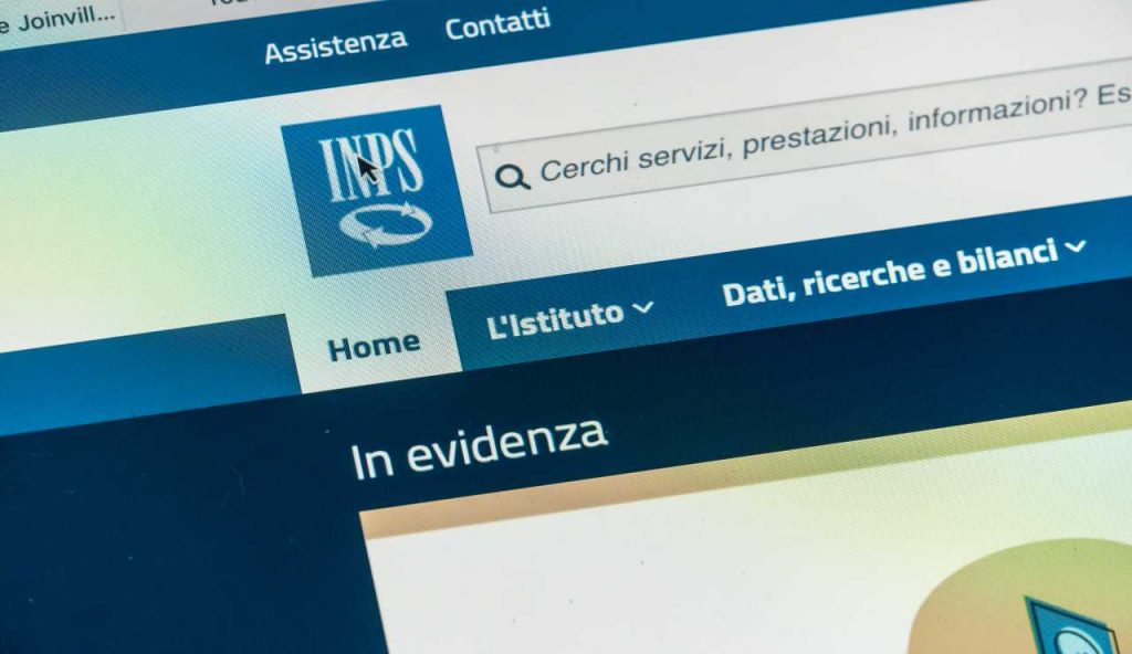homepage dell'inps