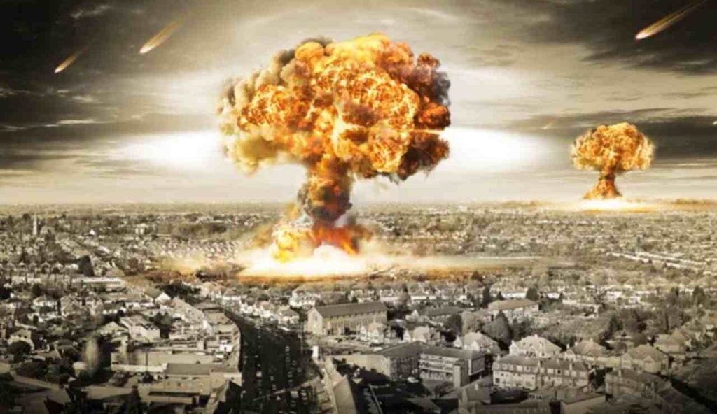 Illustrazione di una guerra nucleare (Depositphotos foto) - www.statodonna.it