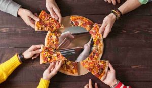 pizza e portafoglio vuoto