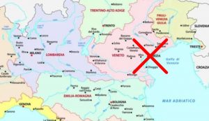 Mappa del Nord Italia (Depositphotos foto) - www.statodonna.it