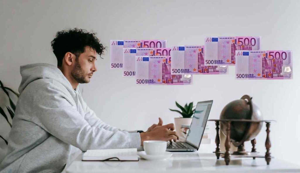 Pioggia soldi smart working