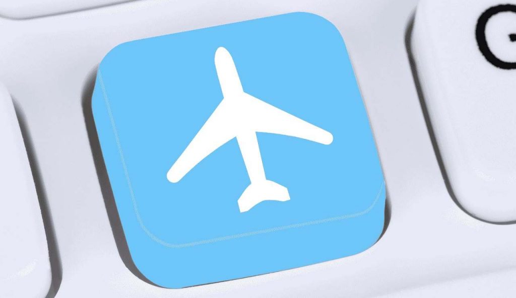 prenotazione aereo tasto