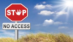 Stop no access