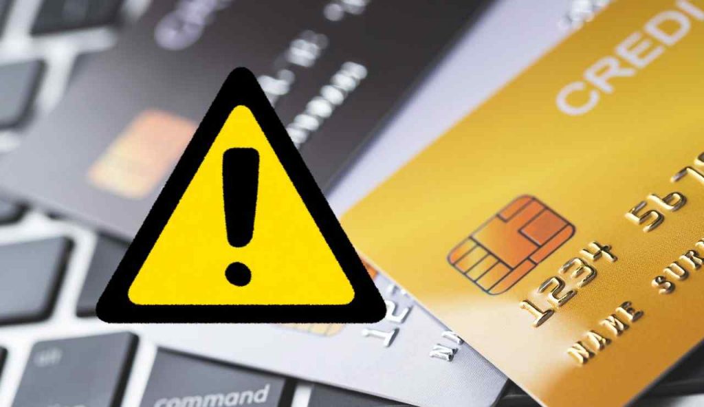 Pericolo carta di credito