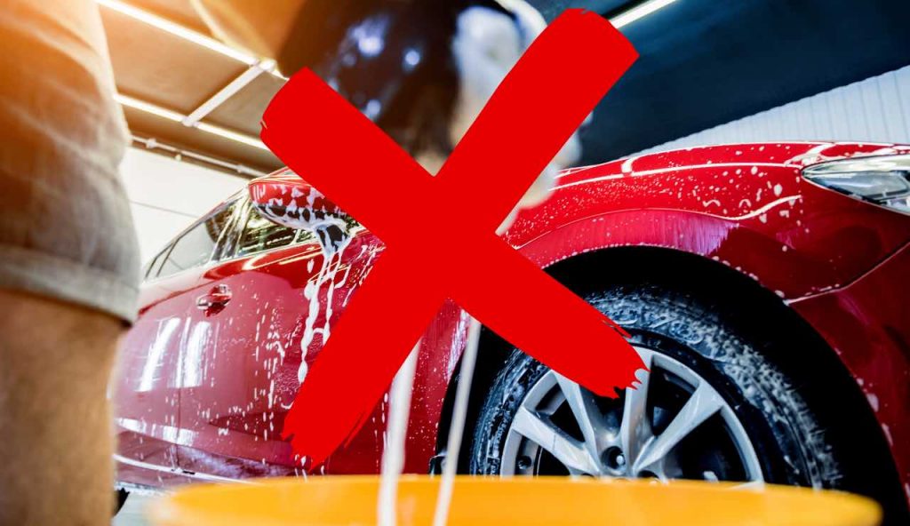 No lavare auto