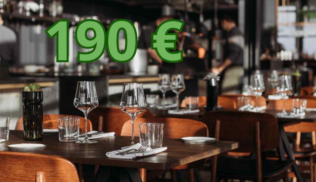Soldi da ristorante