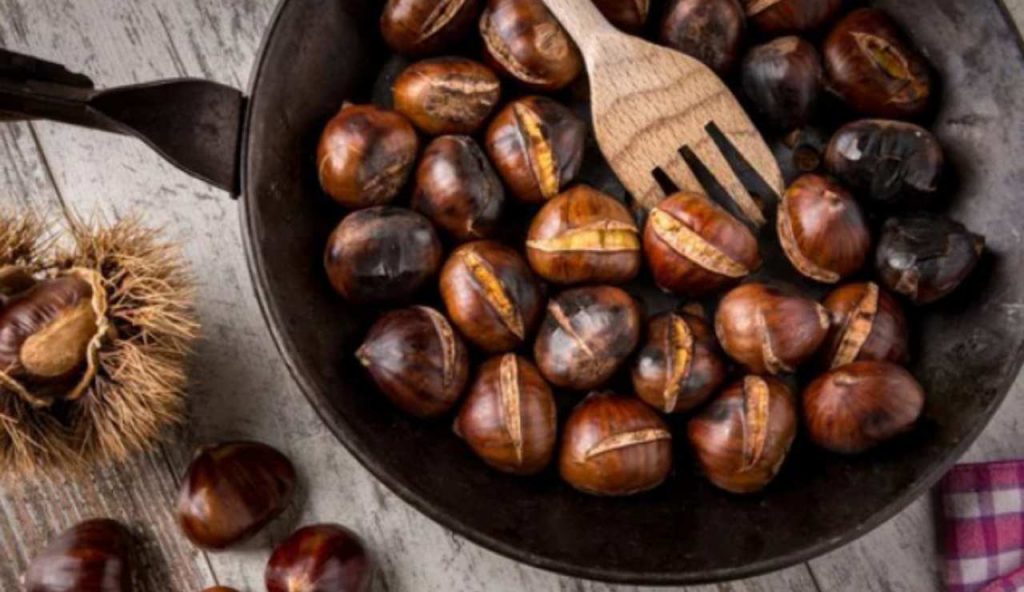 Castagne in padella