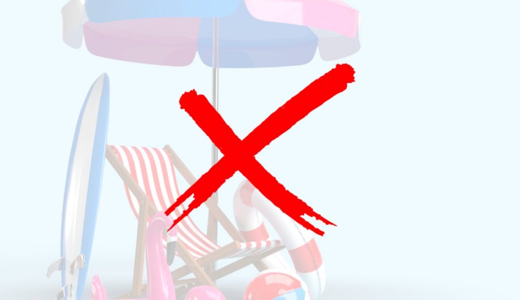 Illustrazione delle vacanze cancellate (Canva FOTO) - statodonna.it